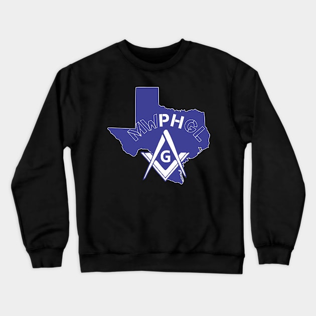 MWPHGLTX - Blue & White Crewneck Sweatshirt by Brova1986